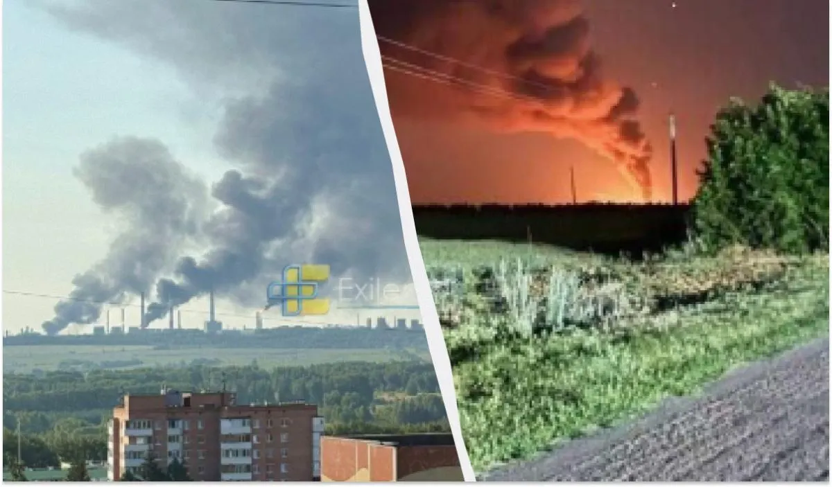 Генеральный штаб ВСУ сообщает об ударах по авиабазе «Борисоглебск» в Воронежской области, нефтеперерабатывающим заводам в Саратовской области и Татарстане, а также об уничтожении мостовой инфраструктуры и поражении танкеров в Чёрном и Азовском морях.
