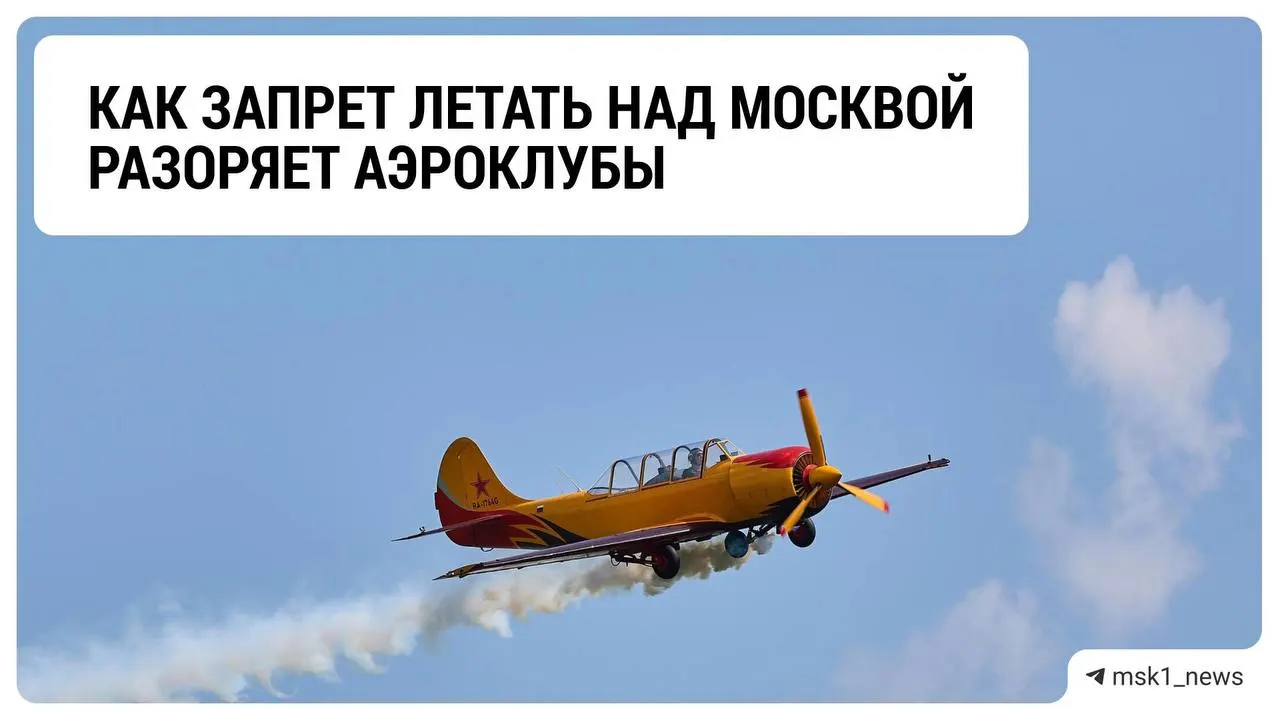 Из-за ограничений на полёты над столицей аэроклубы Московского региона сталкиваются с кризисами и неопределённостью на зиму.