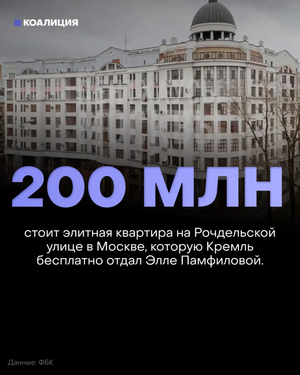 Расследование утверждает, что элитная квартира стоимостью около 200 млн рублей оформлена на внучку главы ЦИК как награда за «победы» власти, вызывая волну протеста.