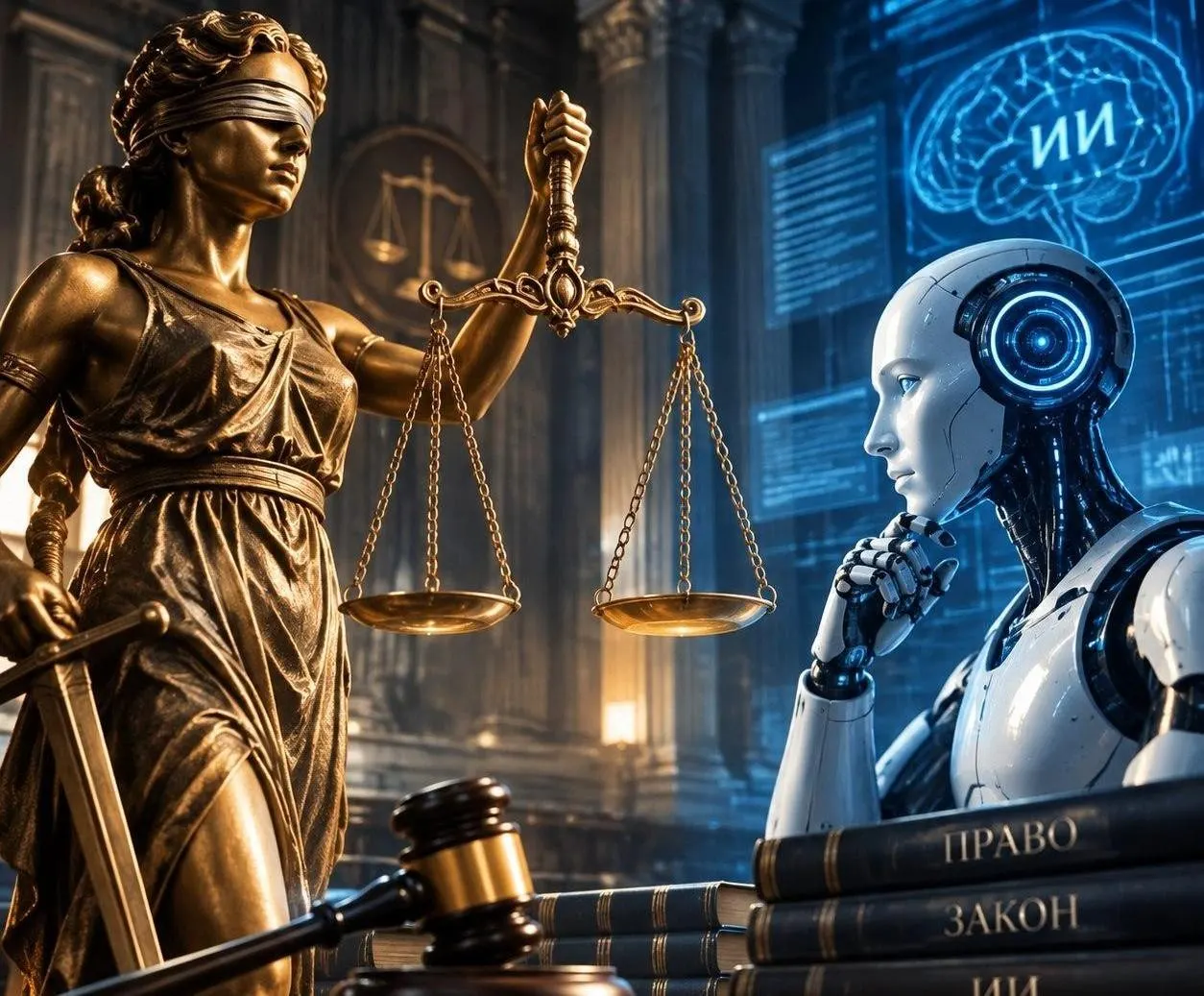 Через год в судах начнут внедрять технологии искусственного интеллекта, помогающие судьям принимать решения.