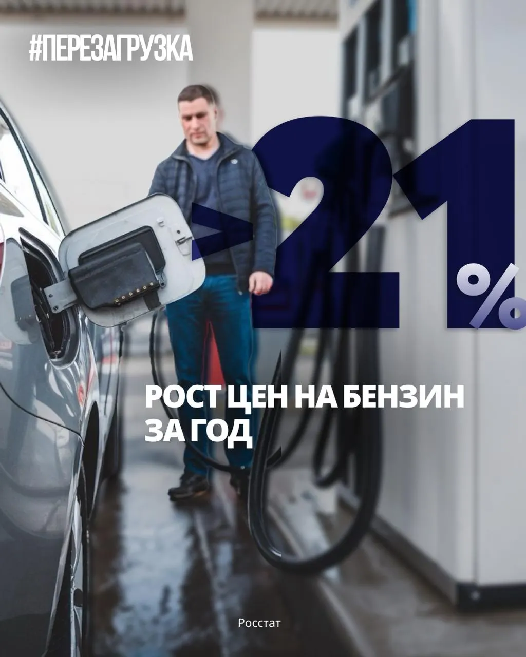 С конца 2025 года бензин в стране подорожал на 21,4%. К 12 октября средняя цена литра достигла 78,68 ₽. Власти говорят о стабилизации, но на заправках это пока не ощущается.
